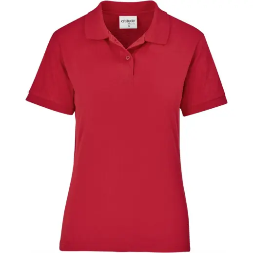 Ladies Recycled Promo Golf Shirt Red